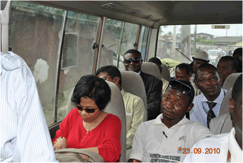 PARTICIPANTS ON TOUR TO BADAGRY NIGERIA