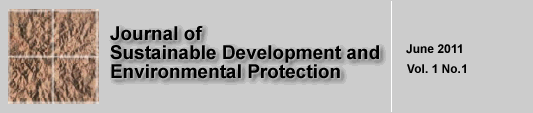 Journal of Sustainable Development and Environmental Protection (Vol 1, No 1).